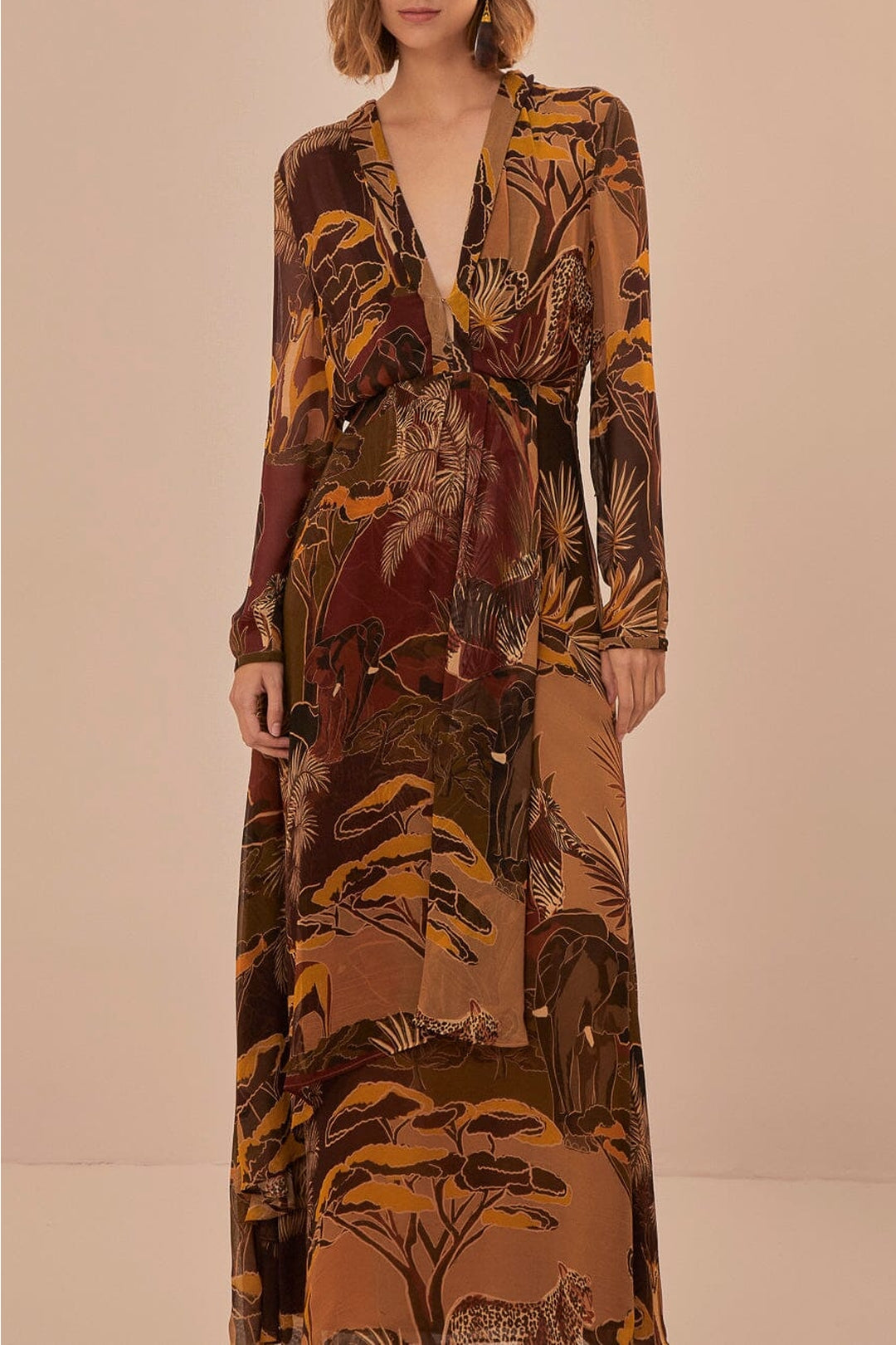 Savana Dream maxi dress - Brown
