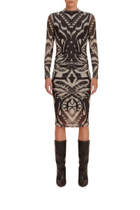 DJV_Pineapple Black Robes midi - Pineapple Black