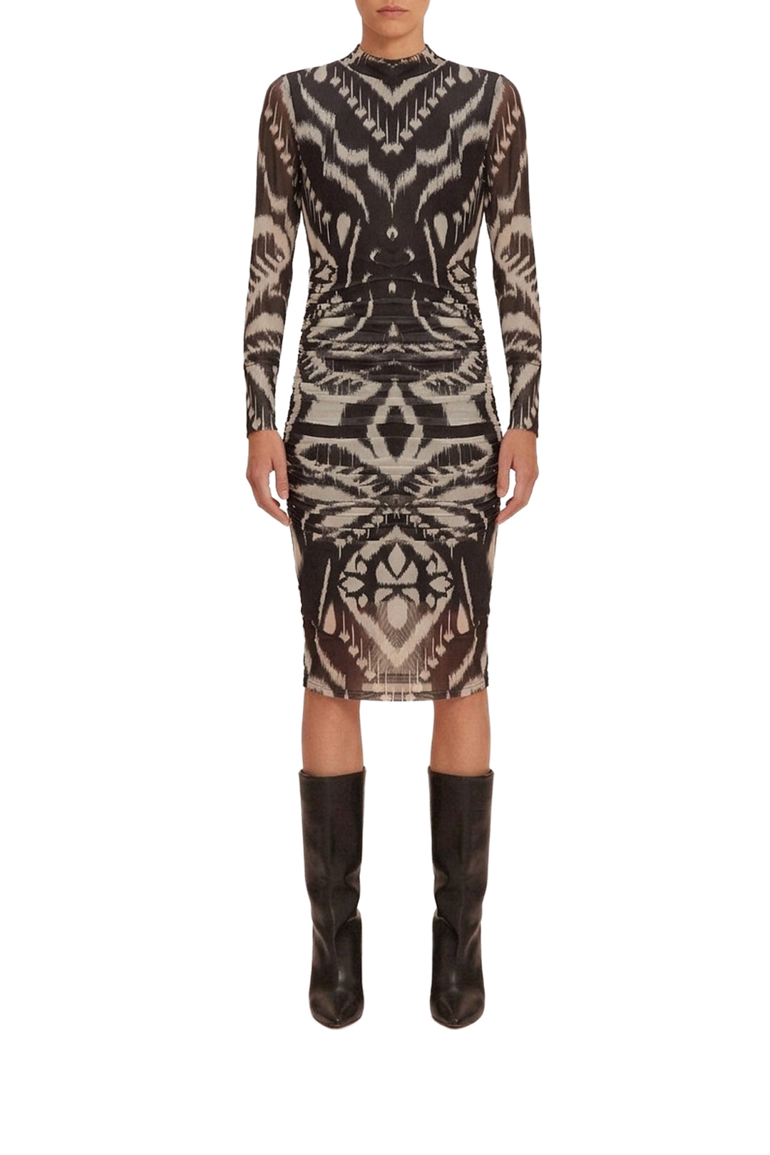 DJV_Pineapple Black Robes midi - Pineapple Black