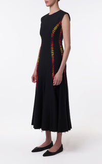 Black / Robe Kendal en laine - Black