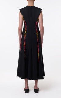Black / Robe Kendal en laine - Black