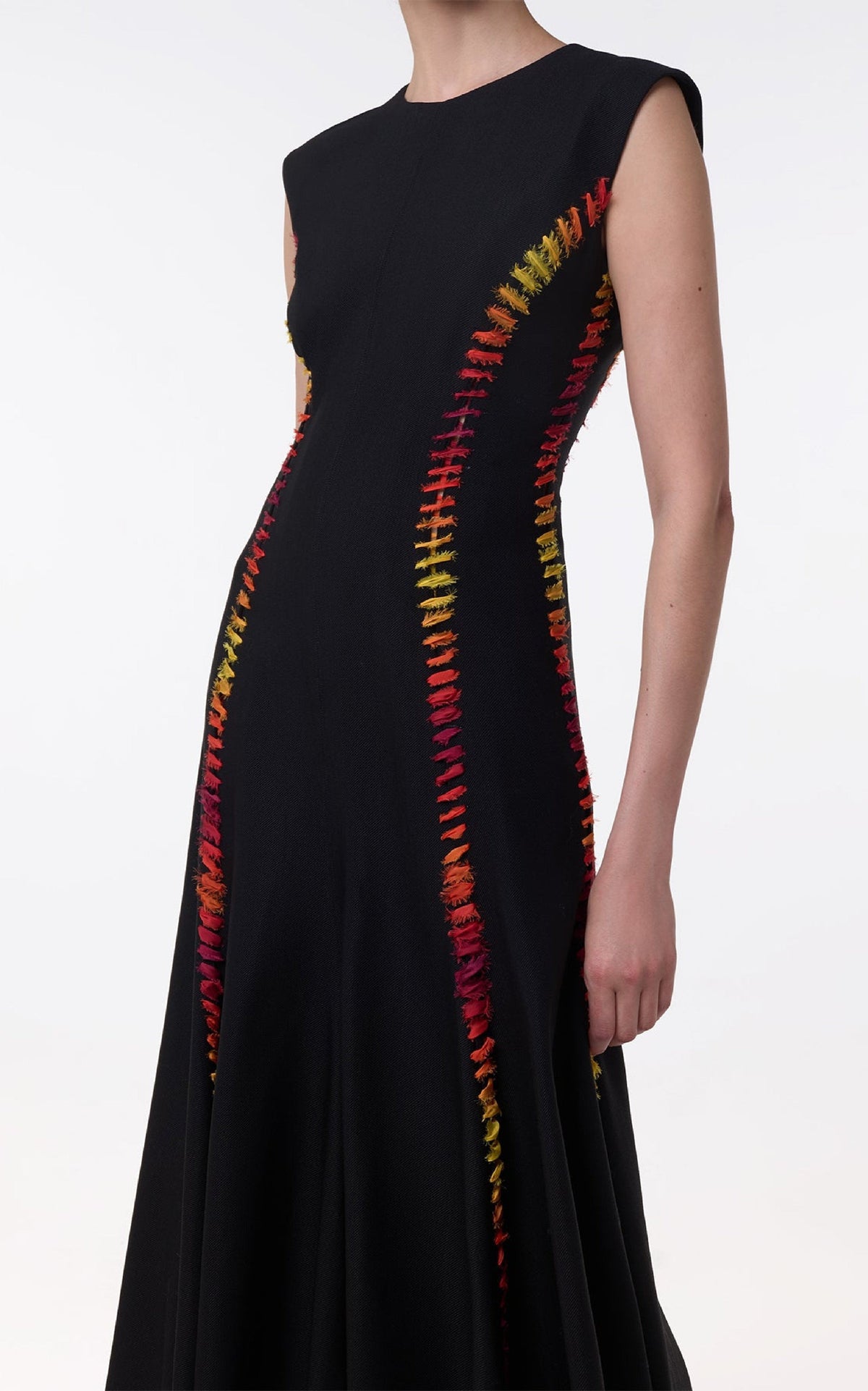 Black / Robe Kendal en laine - Black