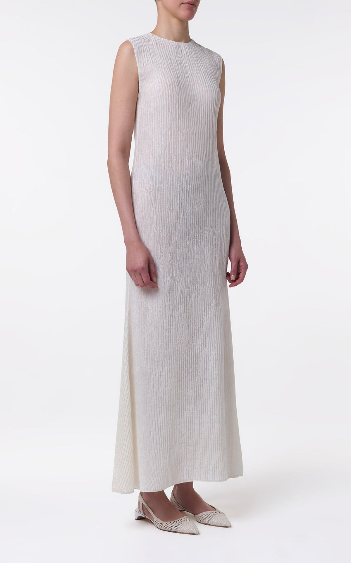 Ivory / Robe Carling en soie - Ivory