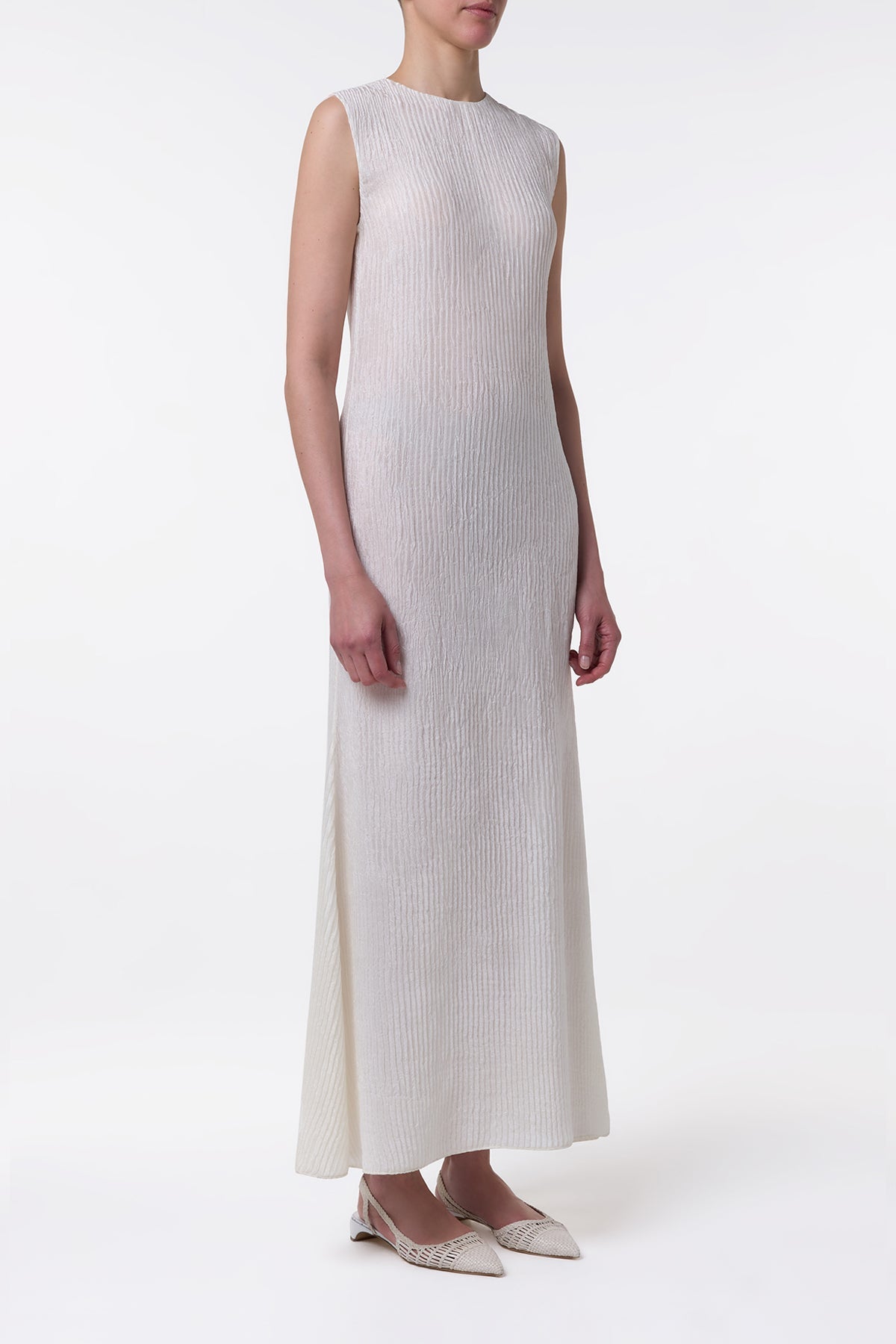 Ivory / Robe Carling en soie - Ivory