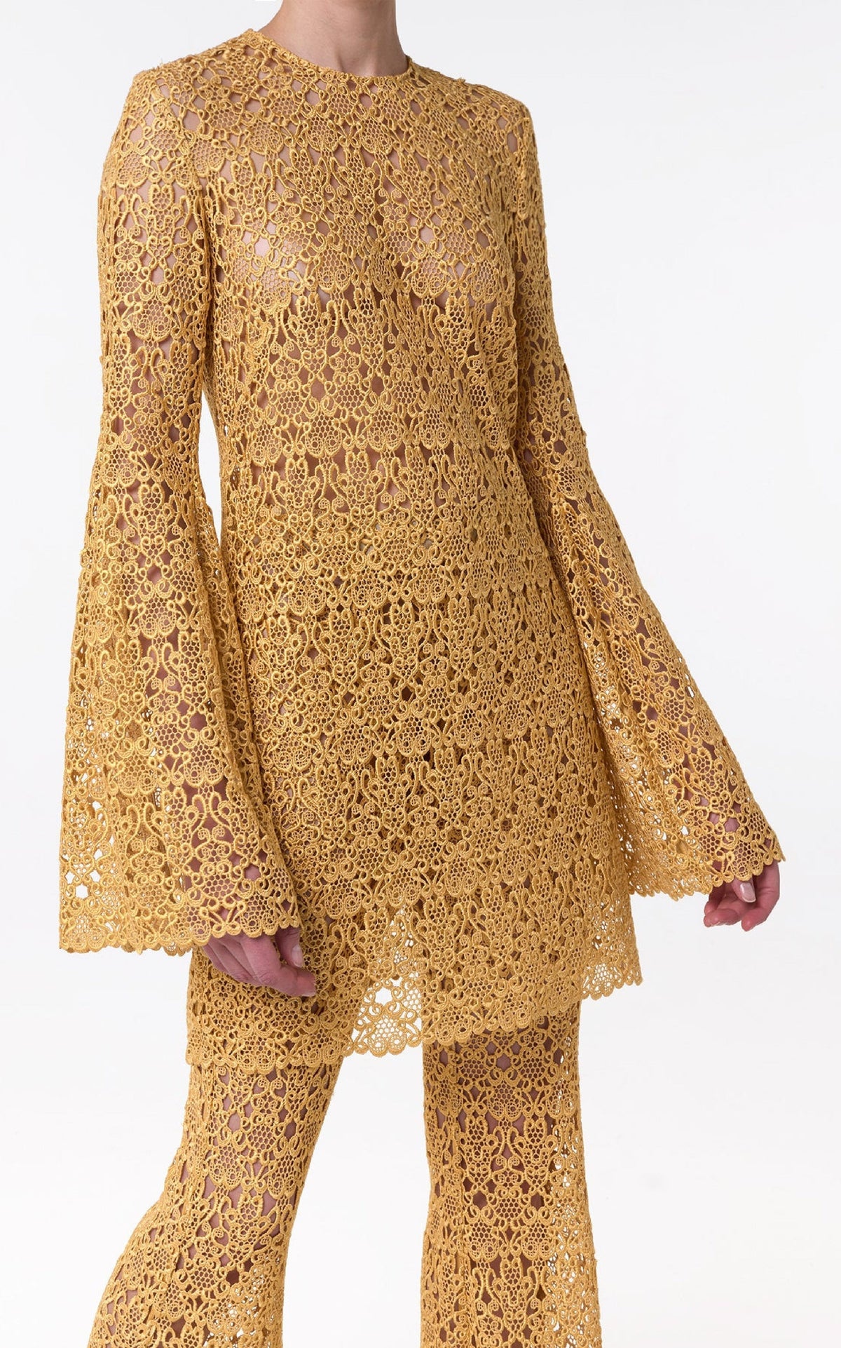 Gold / Robe Archie en soie - Gold