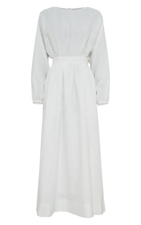 White / Robe Ahmose à taille froncée - White