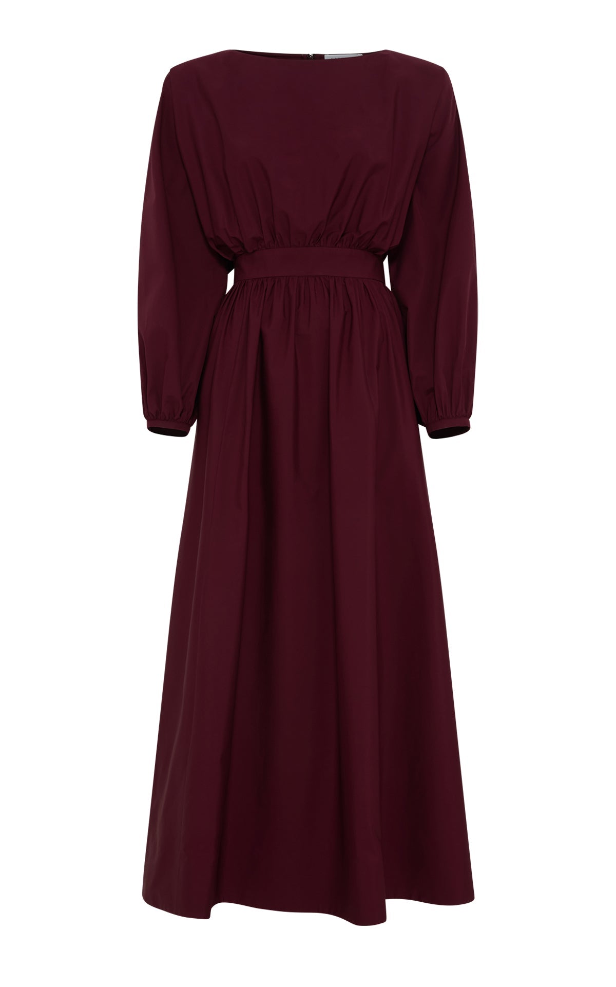 Bordeaux / Robe Ahmose à taille froncée - Bordeaux
