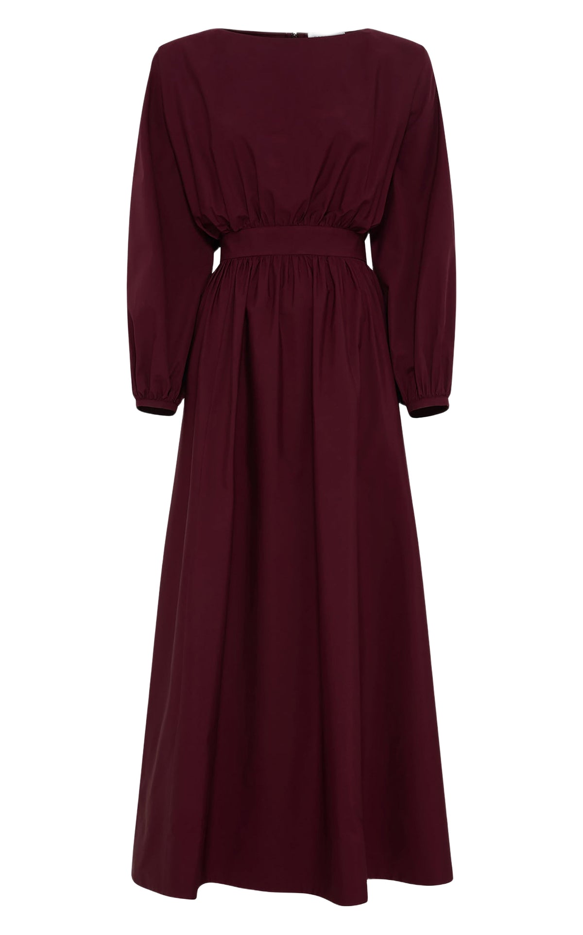Bordeaux / Robe Ahmose à taille froncée - Bordeaux