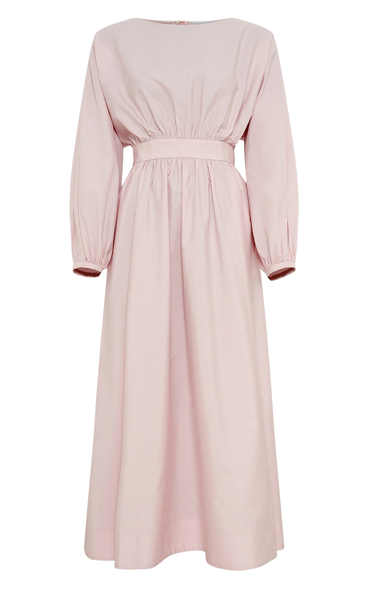 Pale Blush / Robe Ahmose à taille froncée - Pale Blush