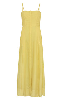 Cadmium Yellow / Robe Magritte en cachemire - Cadmium Yellow