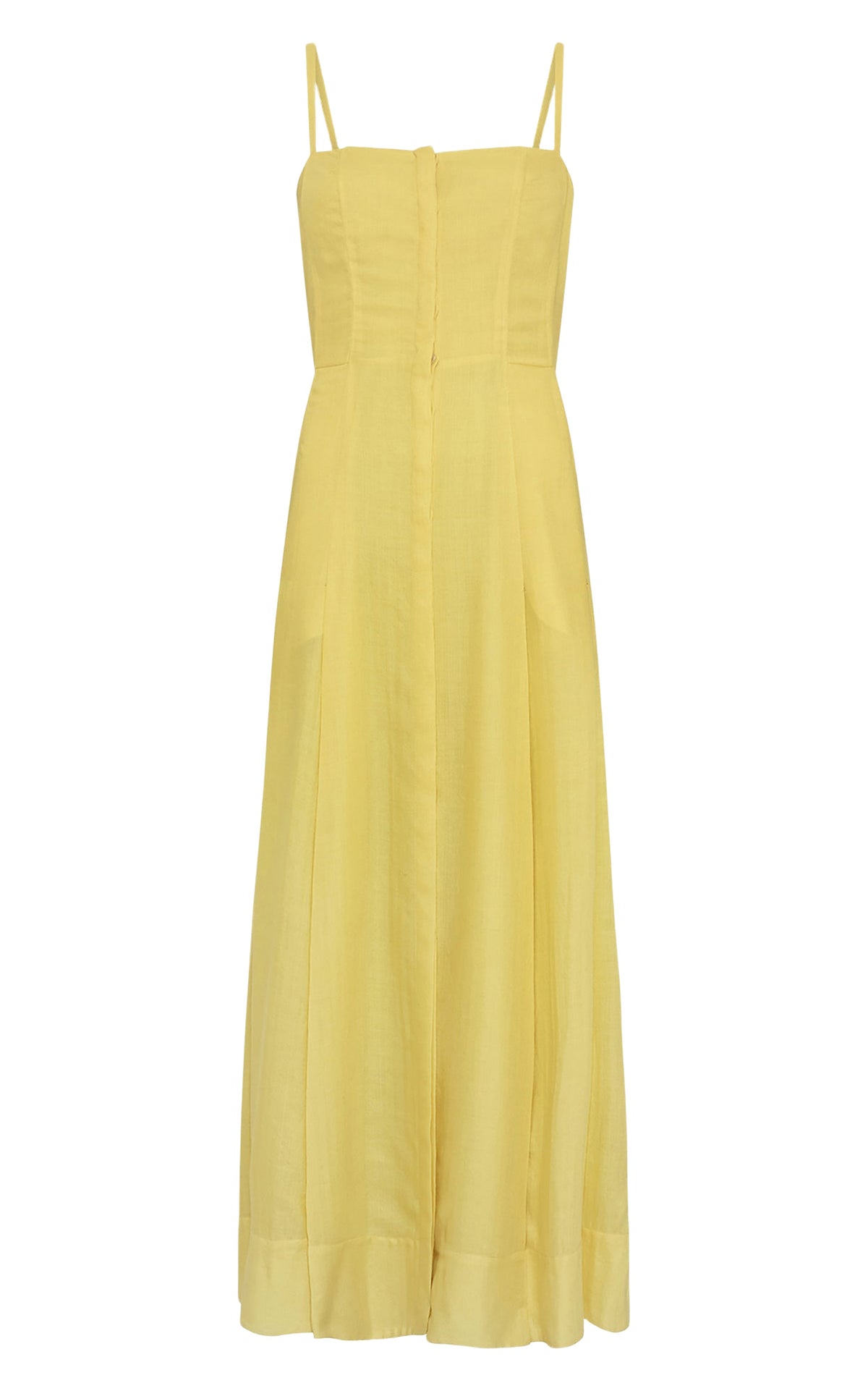 Cadmium Yellow / Robe Magritte en cachemire - Cadmium Yellow