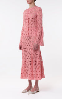 Reynolds Jacket en rose cachemire dentelle