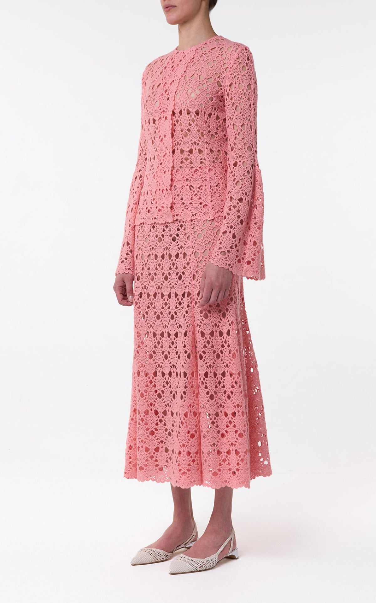 Reynolds Jacket en rose cachemire dentelle