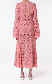 Reynolds Jacket en rose cachemire dentelle