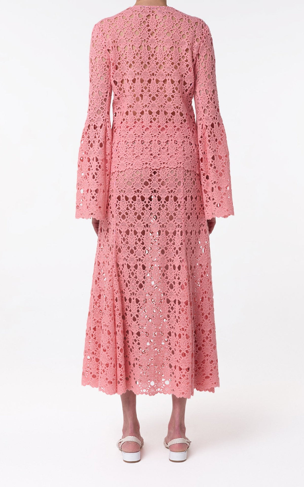 Reynolds Jacket en rose cachemire dentelle