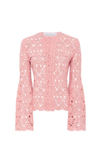 Reynolds Jacket en rose cachemire dentelle