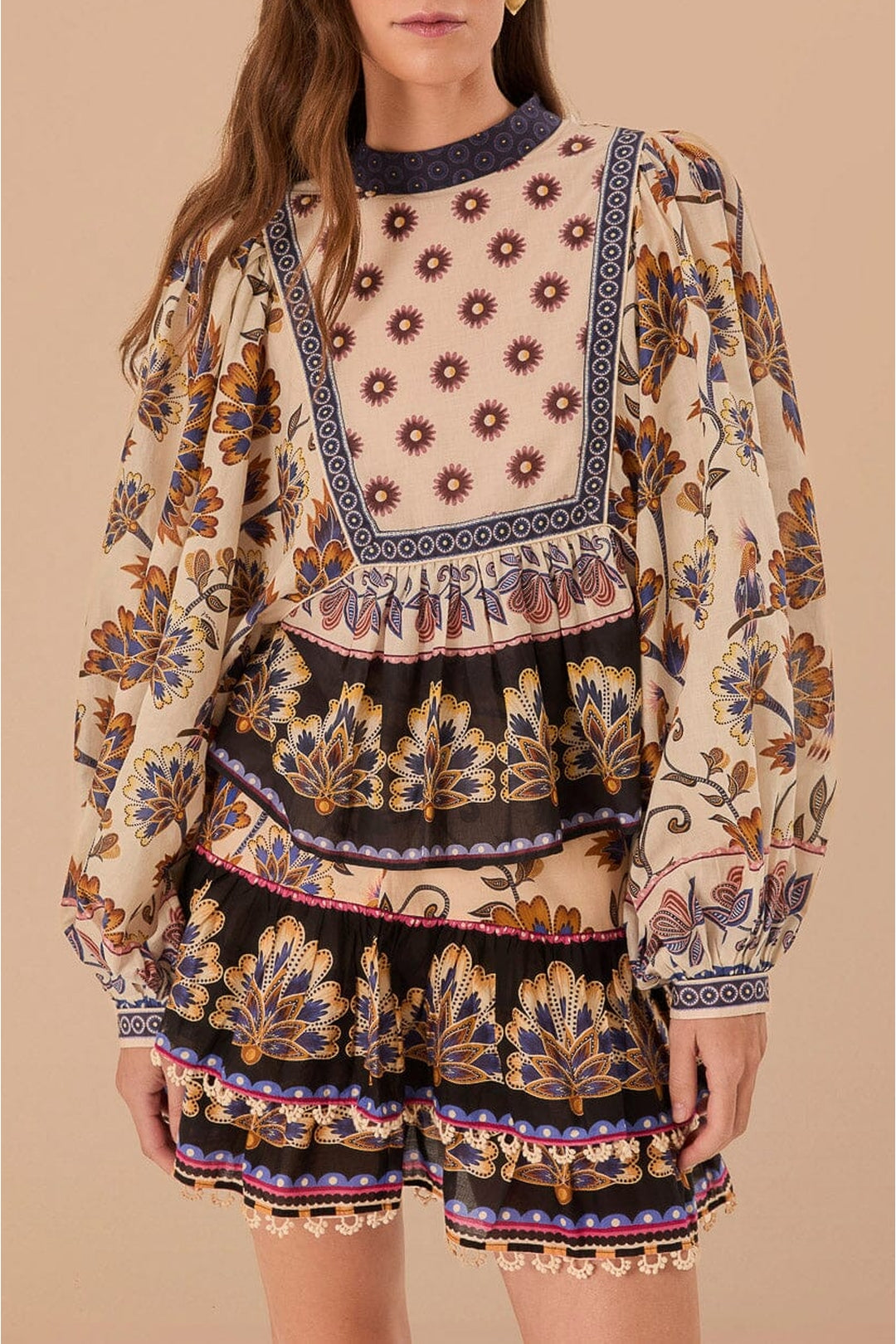 DJV_Floral Cream Chemises & Blouses - Floral Cream