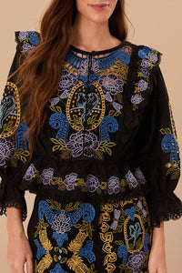 DJV_Black Chemises & Blouses - Black