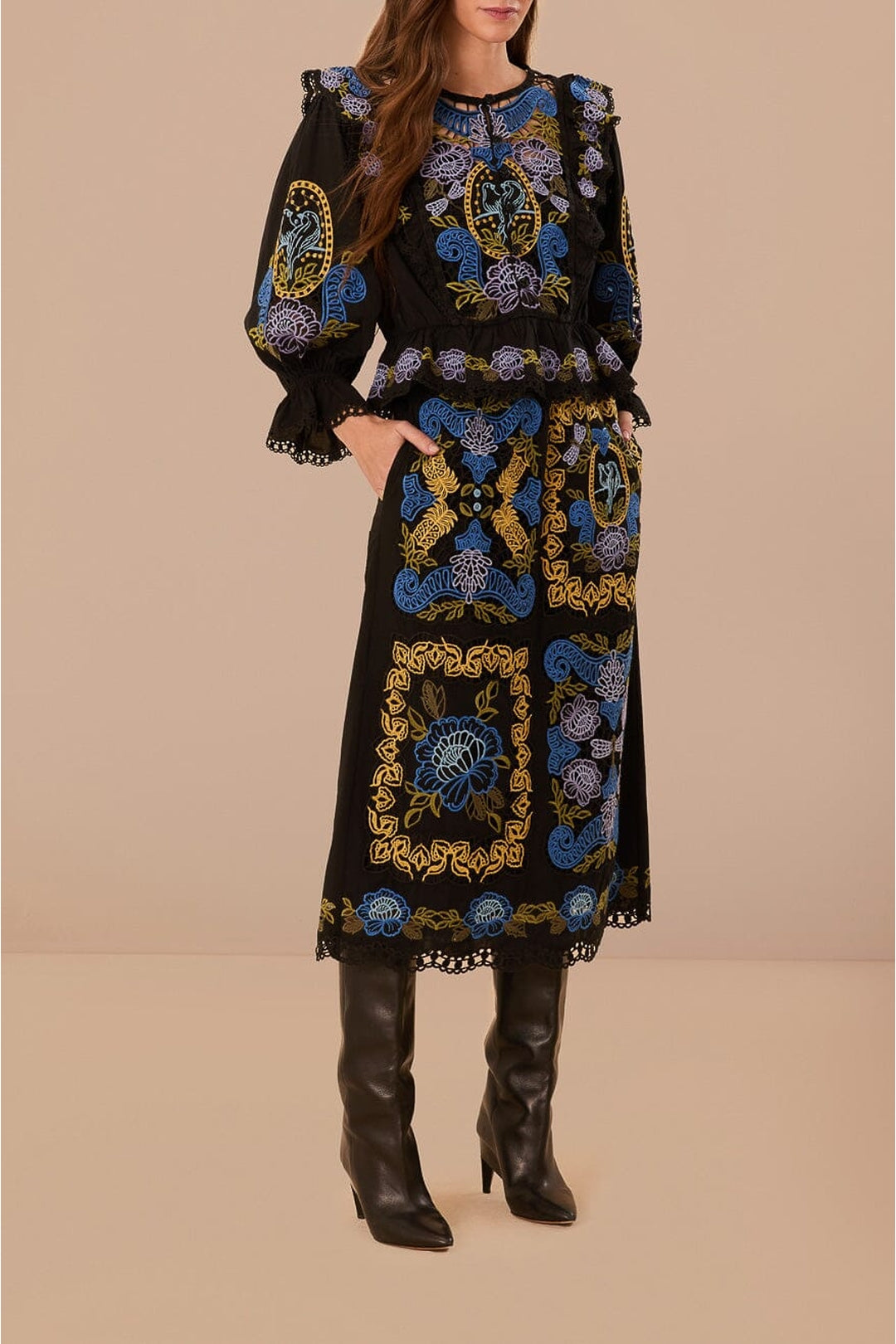 DJV_Black Chemises & Blouses - Black