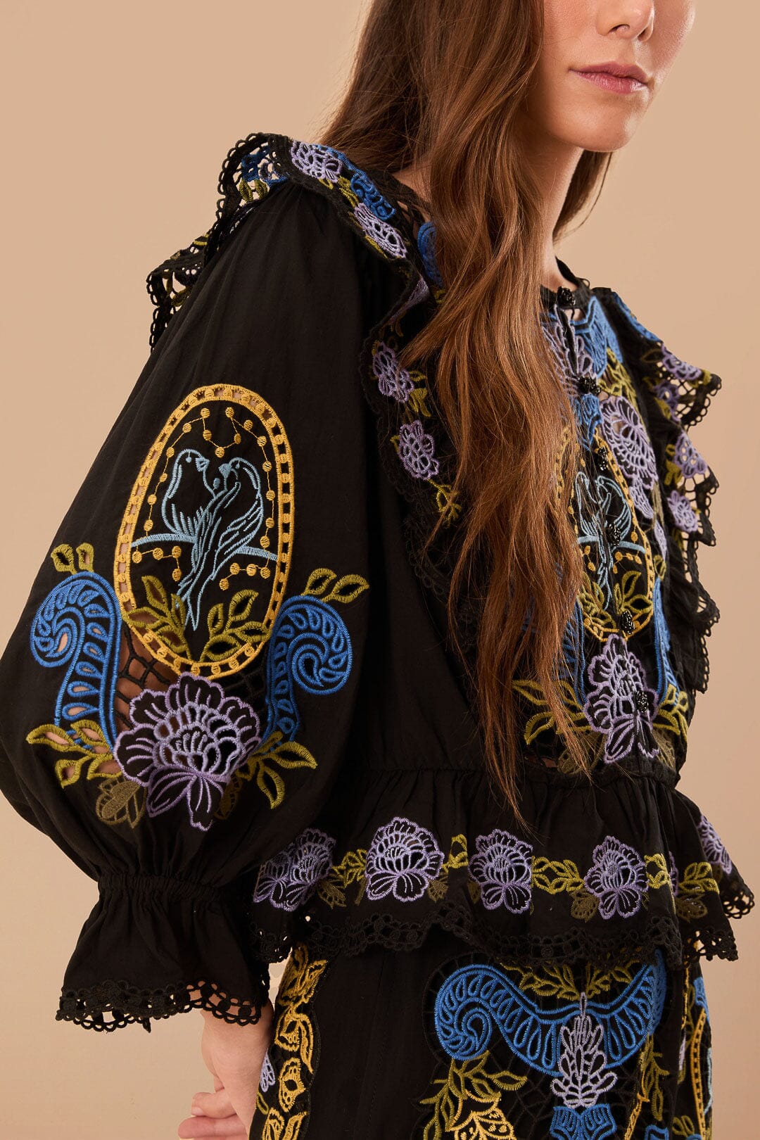 DJV_Black Chemises & Blouses - Black