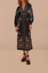 DJV_Blossom Black Robes longues - Blossom Black