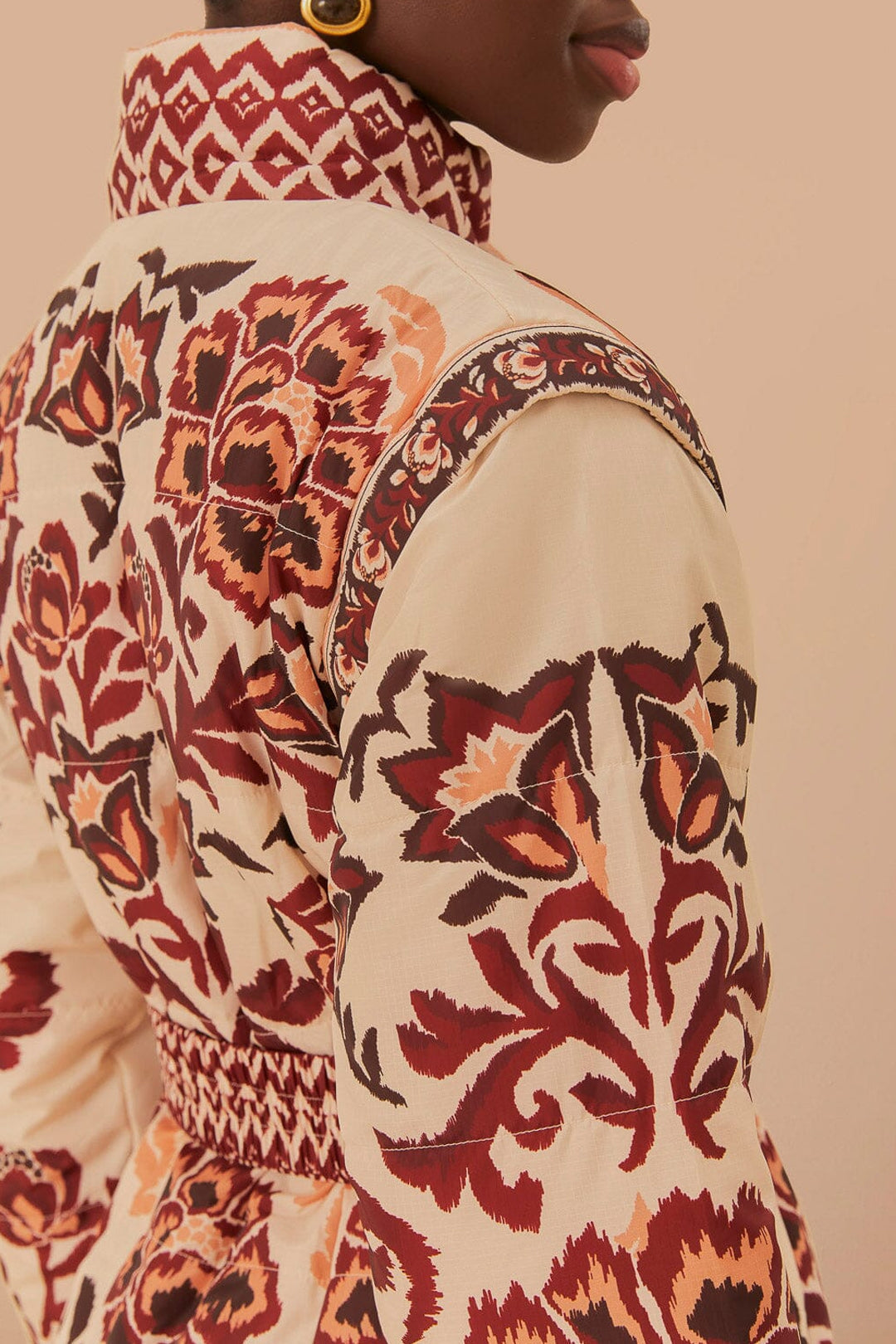 DJV_Toucans Scarf Cream Vestes & Manteaux - Toucans Scarf Cream
