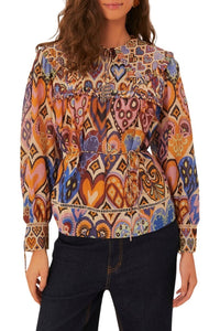DJV_Hearts Cream Chemises & Blouses - Hearts Cream
