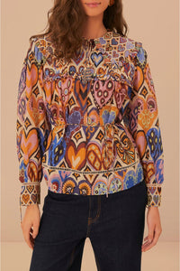 DJV_Hearts Cream Chemises & Blouses - Hearts Cream