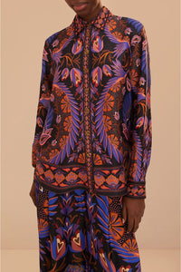Chemise Heart Forest à motif - Multicolore