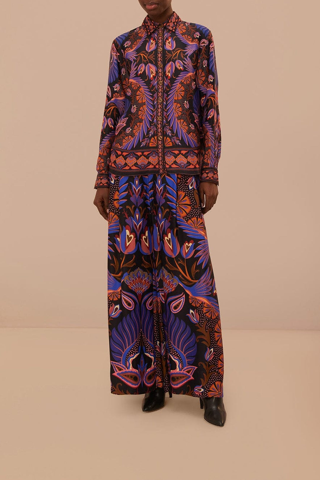 Chemise Heart Forest à motif - Multicolore