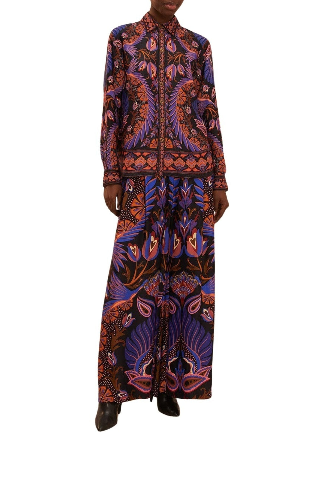 Chemise Heart Forest à motif - Multicolore