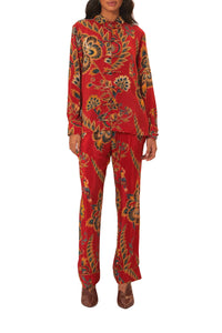DJV_Maxi Floral Red Chemises & Blouses - Maxi Floral Red