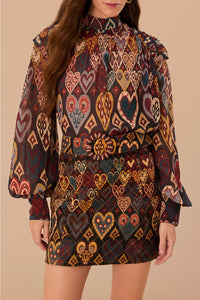 DJV_Hearts Black Jupes & Shorts - Hearts Black