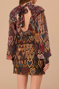 DJV_Hearts Black Jupes & Shorts - Hearts Black