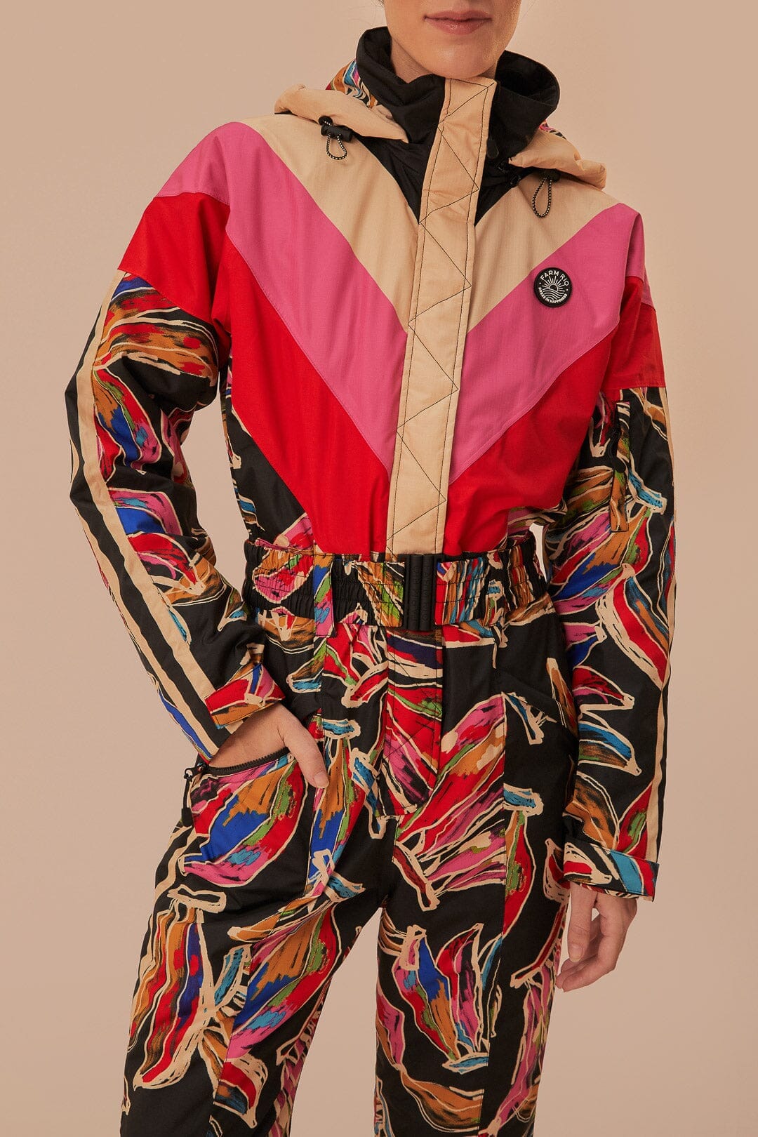 Combinaison de ski Artsy Banana - Multicolore