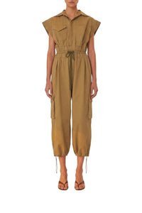 Cotton playsuit - Green
