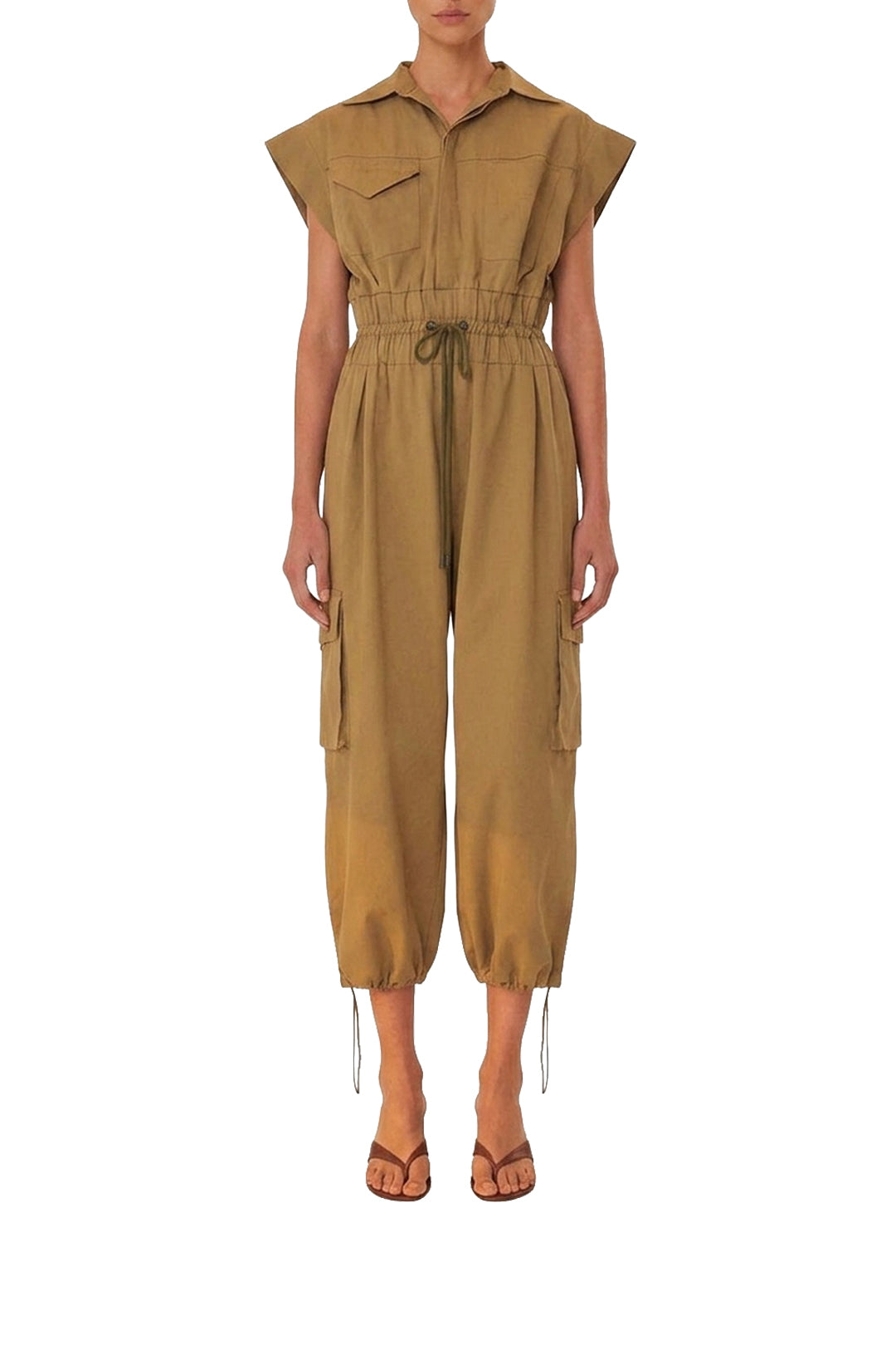 Cotton playsuit - Green