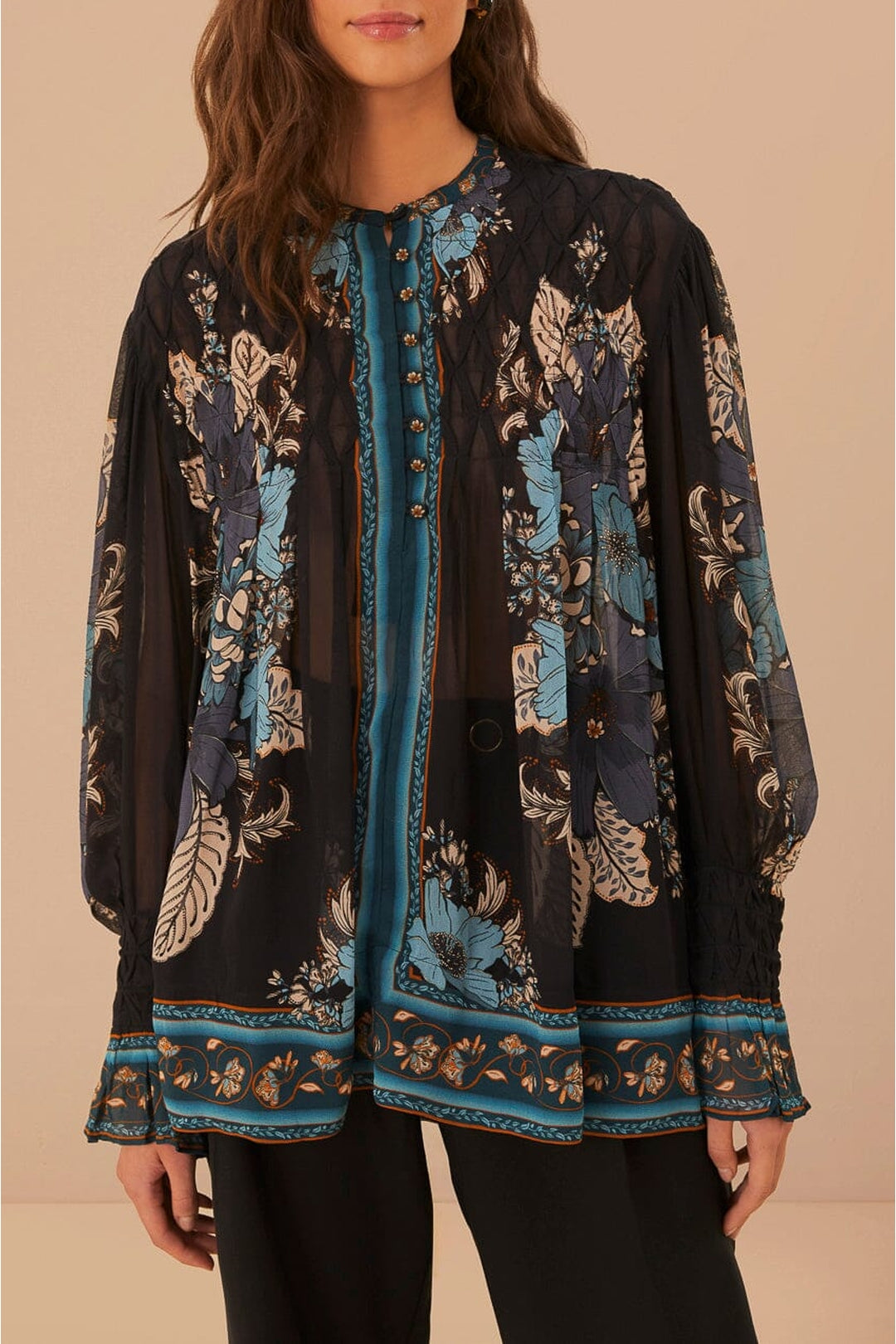 DJV_Blossom Black Chemises & Blouses - Blossom Black