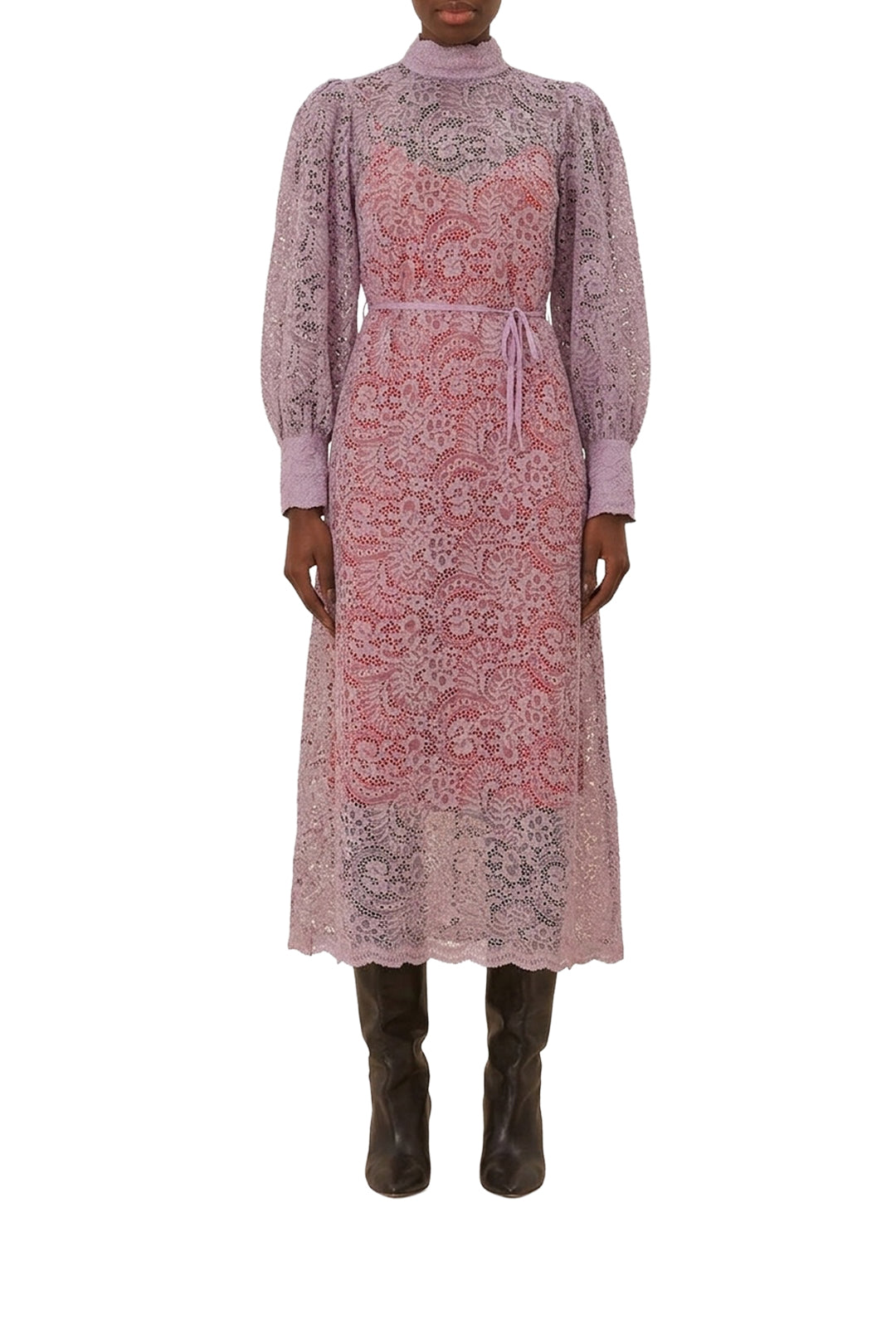 Robe midi Lace Lilac - Violet
