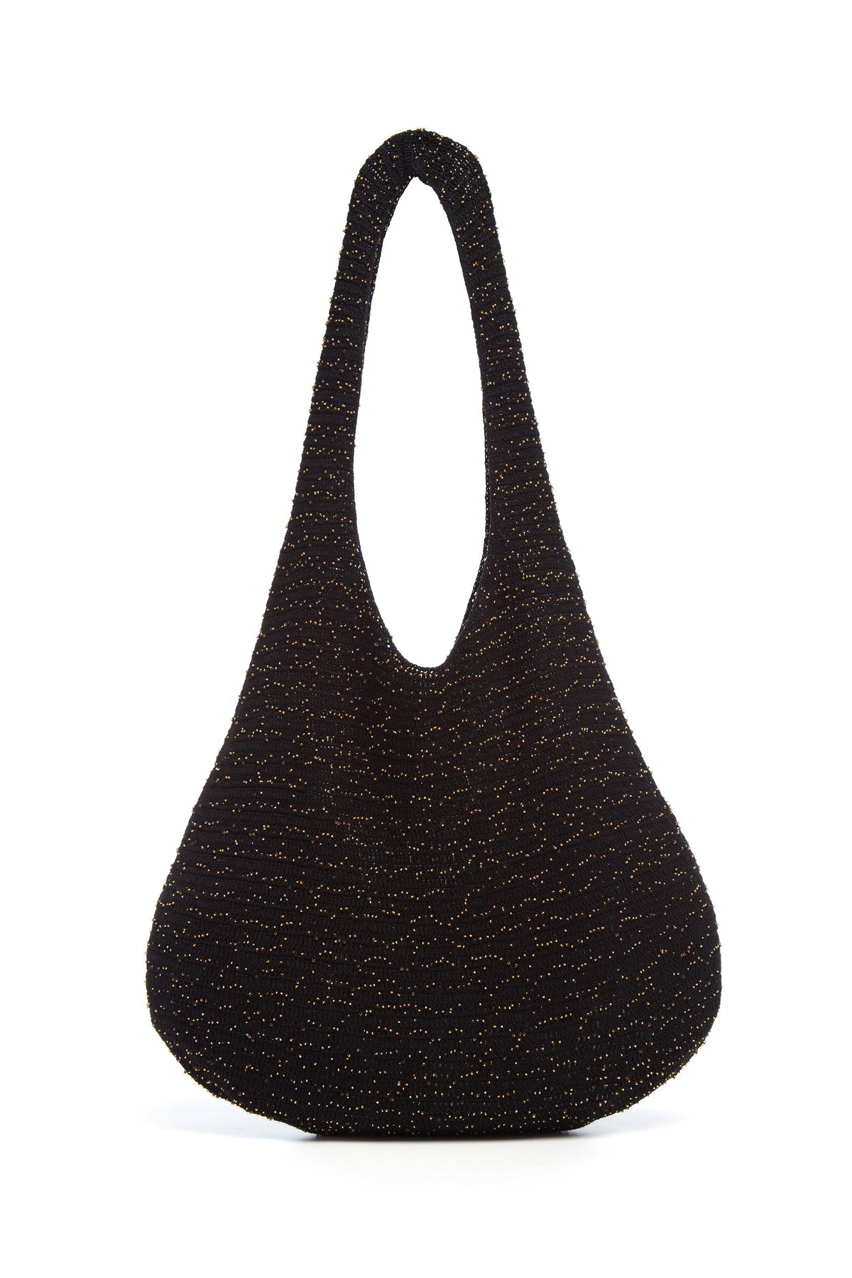 Black & Gold / Sac Hedone en cachemire - Black & Gold
