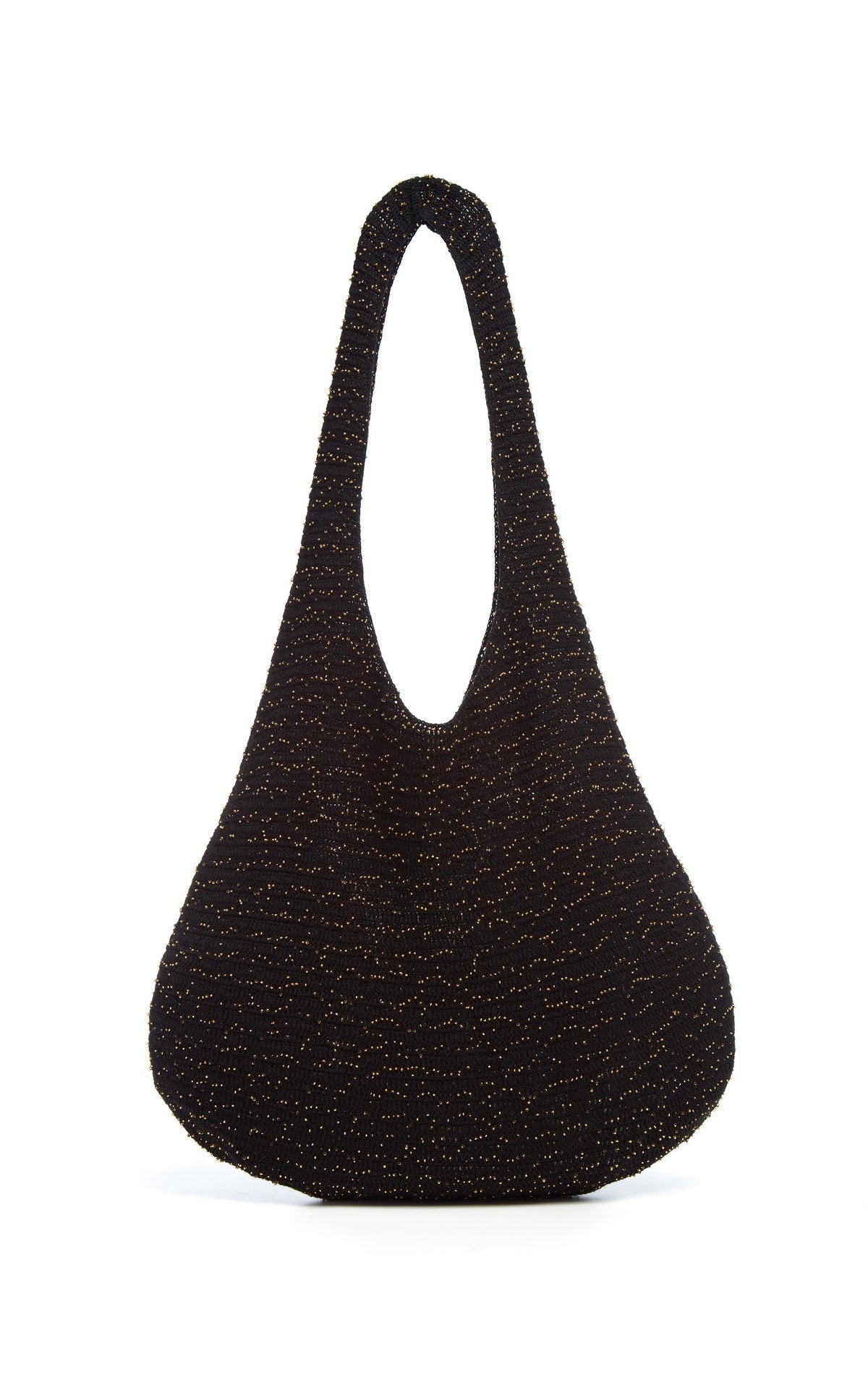 Black & Gold / Sac Hedone en cachemire - Black & Gold