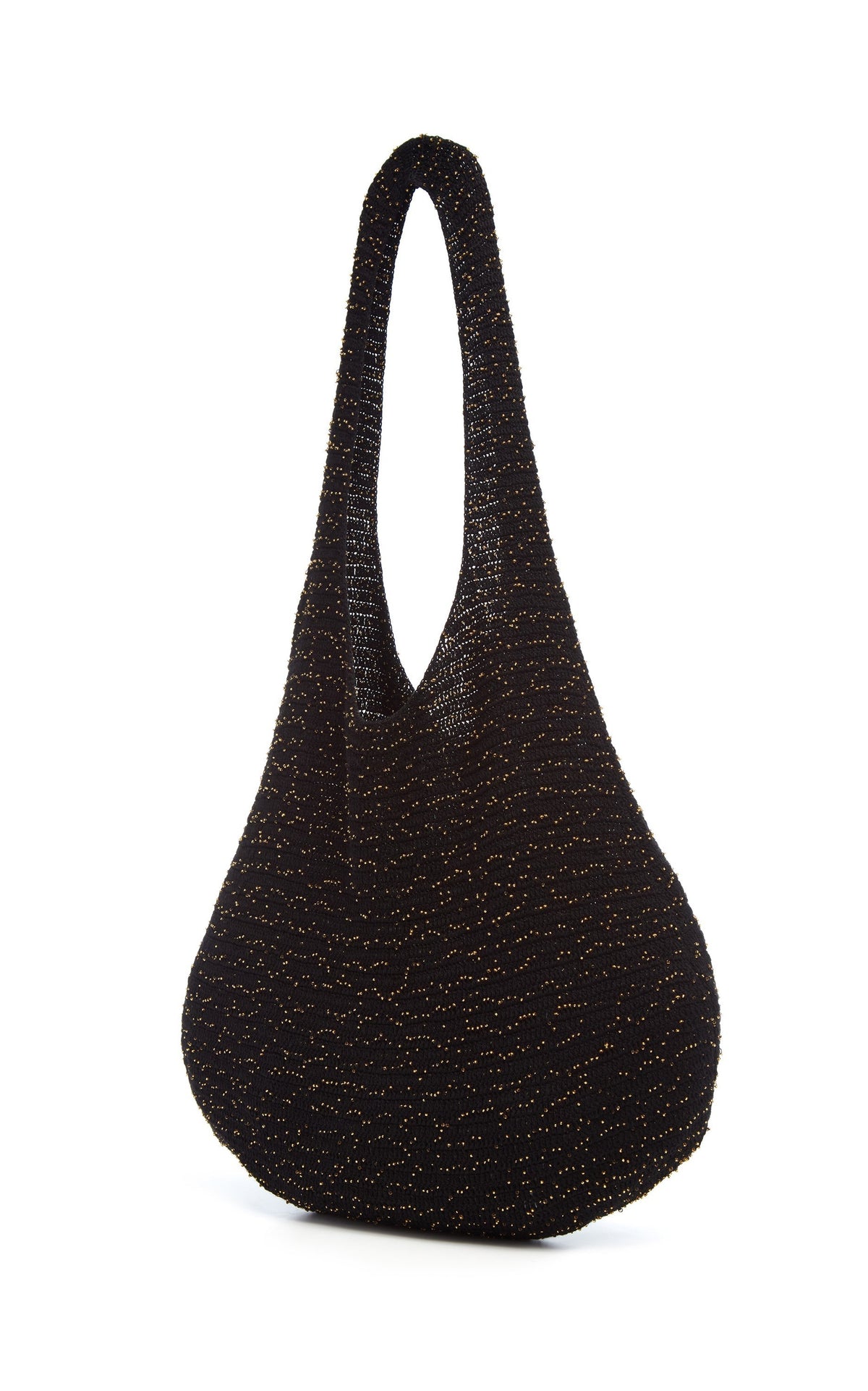 Black & Gold / Sac Hedone en cachemire - Black & Gold
