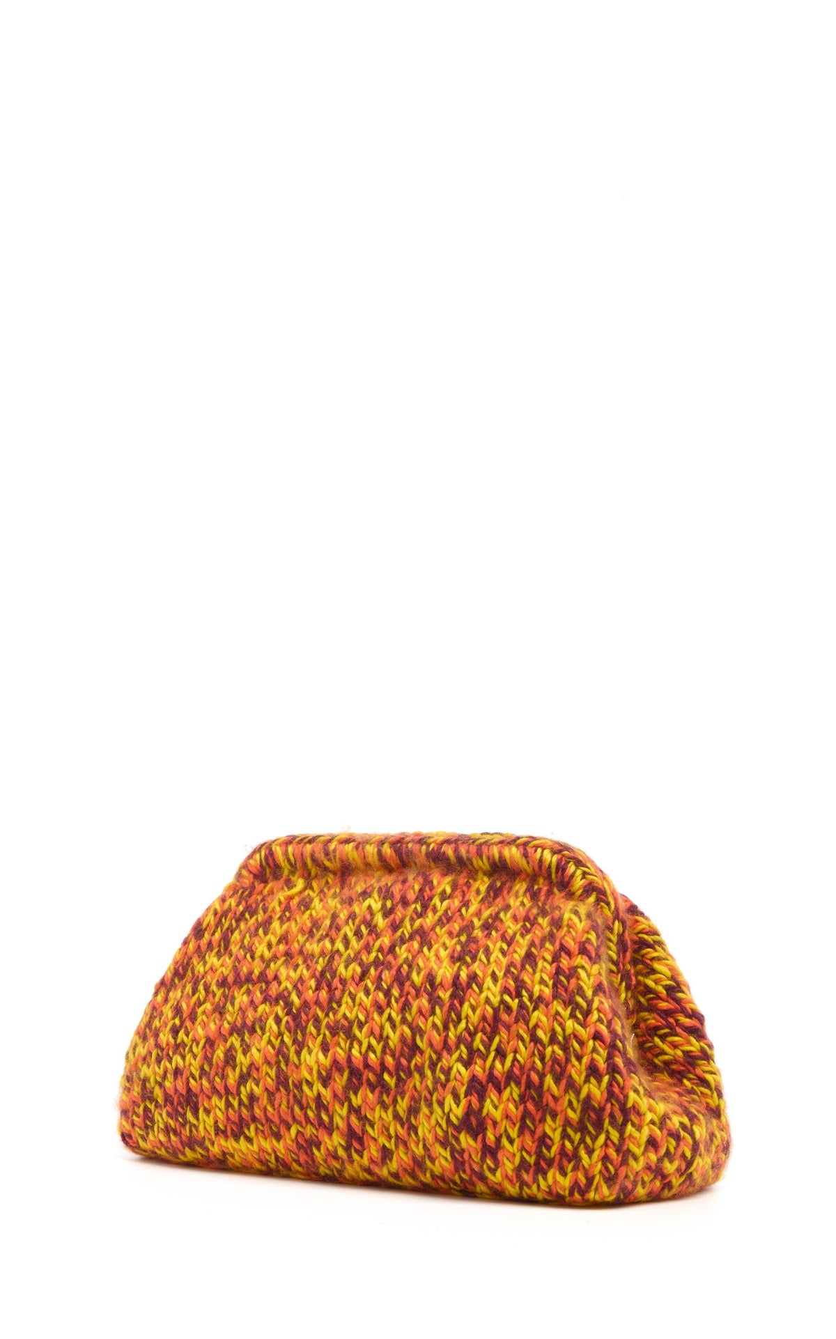 Cadmium Yellow & Spice & Bordeaux / Sac Mrina en cachemire - Cadmium Yellow & Spice & Bordeaux