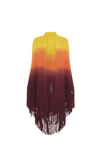 Dip Dye Sunrise / Étole Lauren dip dye en cachemire - Dip Dye Sunrise