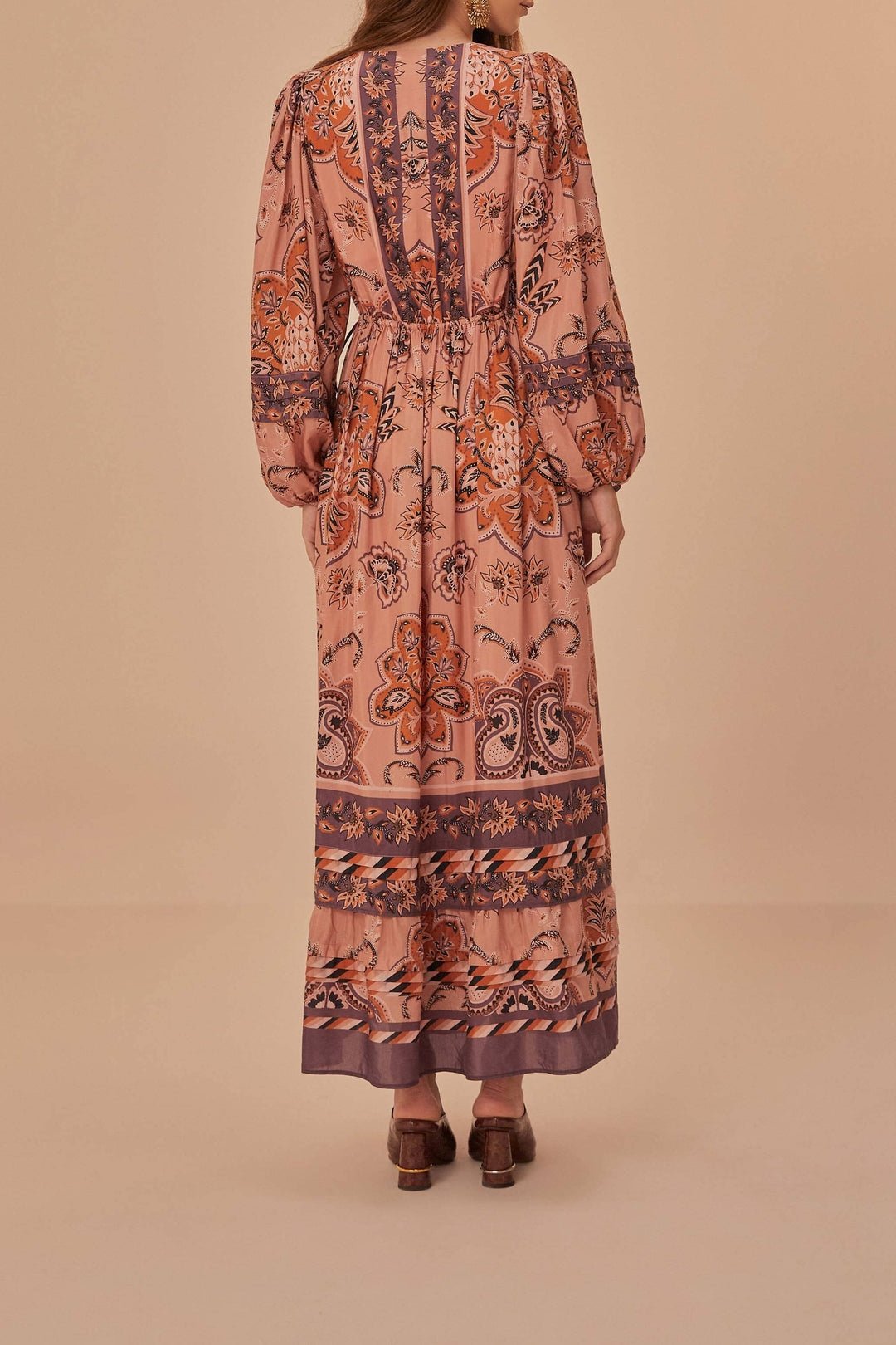 DJV_Glam Tapestry Burgundy Robes longues - Glam Tapestry Burgundy