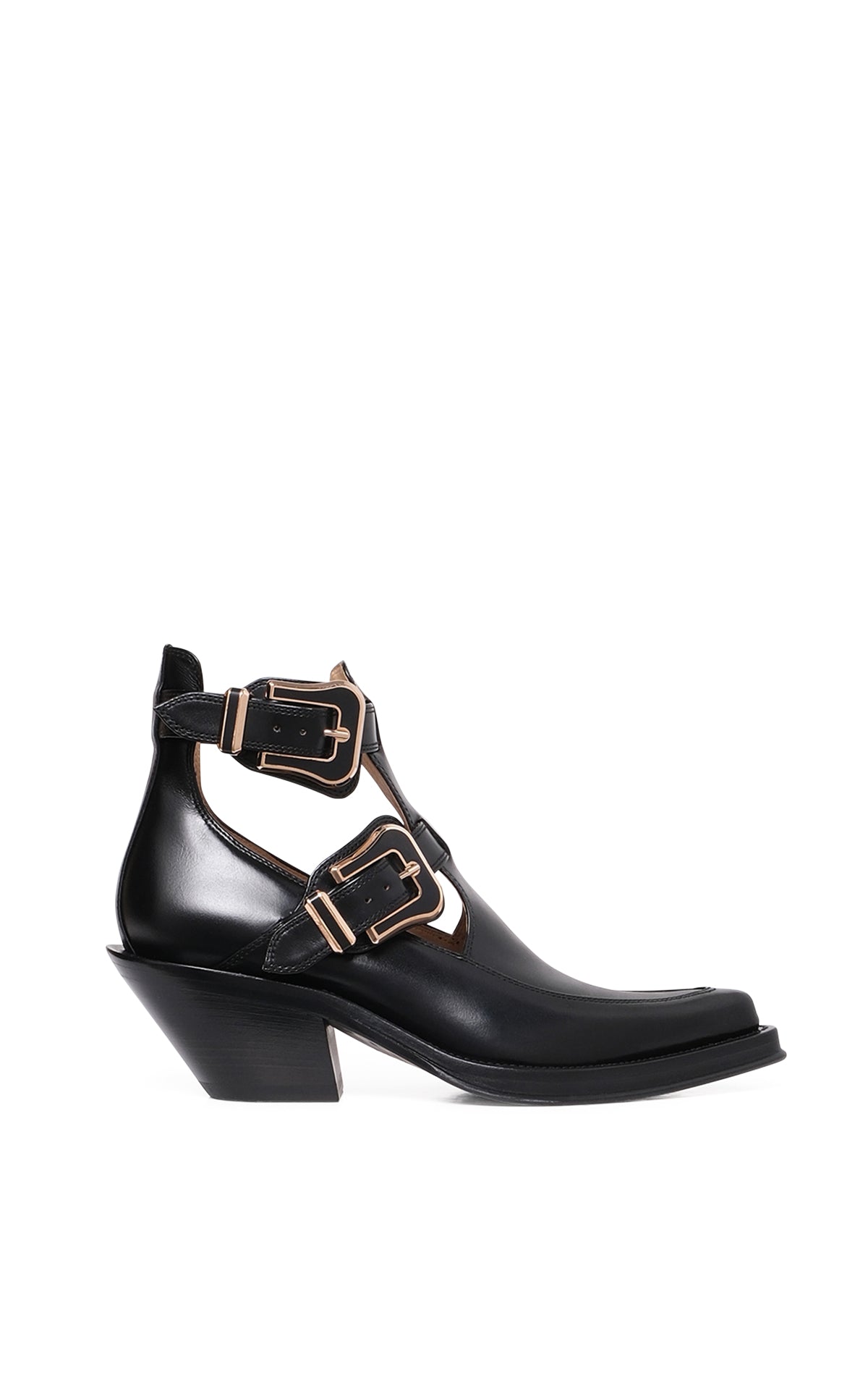 Black / Bottines Castro 50 en cuir - Black