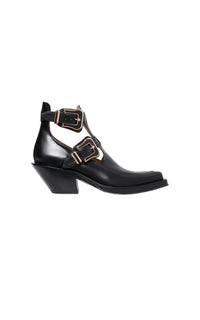 Black / Bottines Castro 50 en cuir - Black