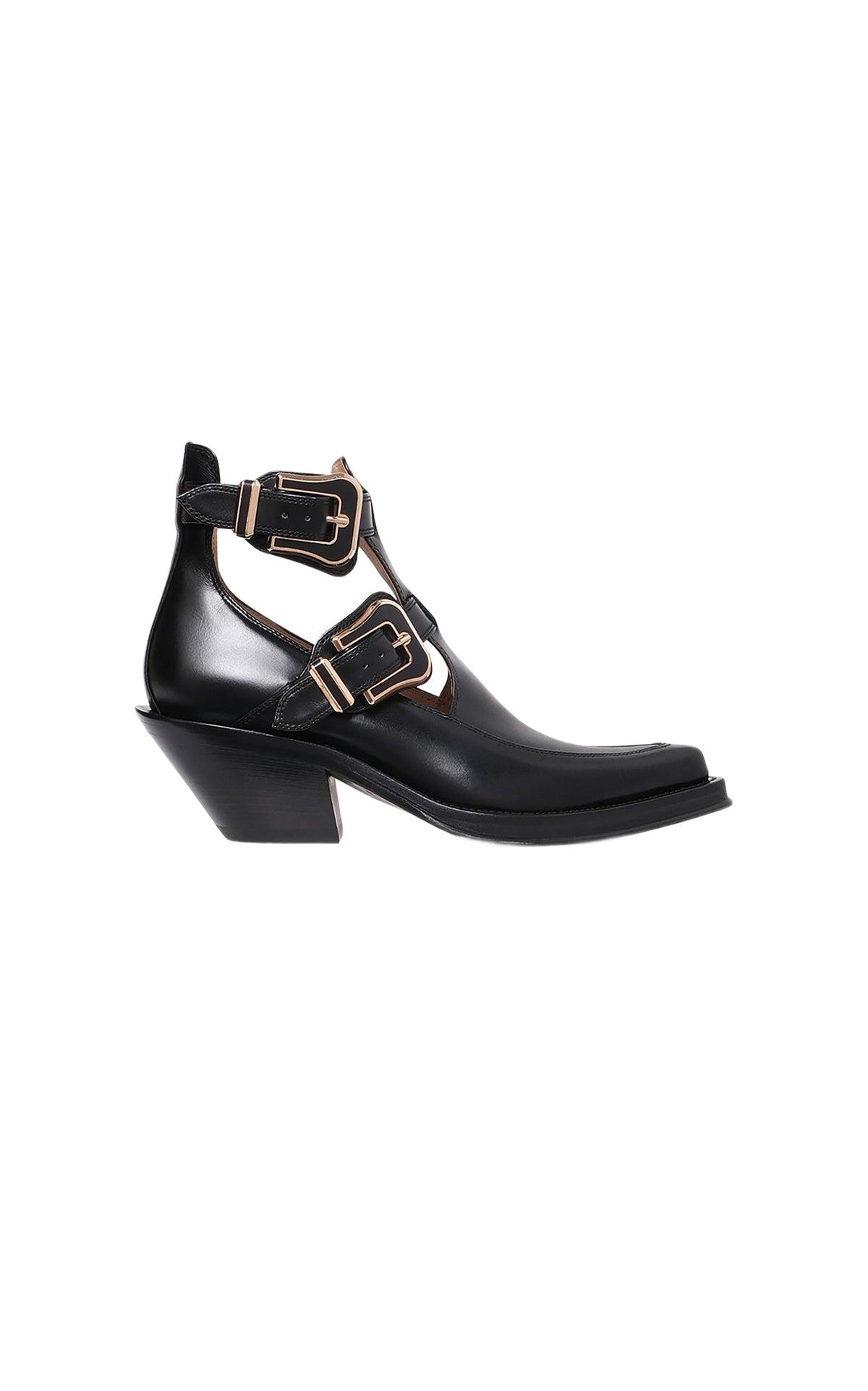 Black / Bottines Castro 50 en cuir - Black