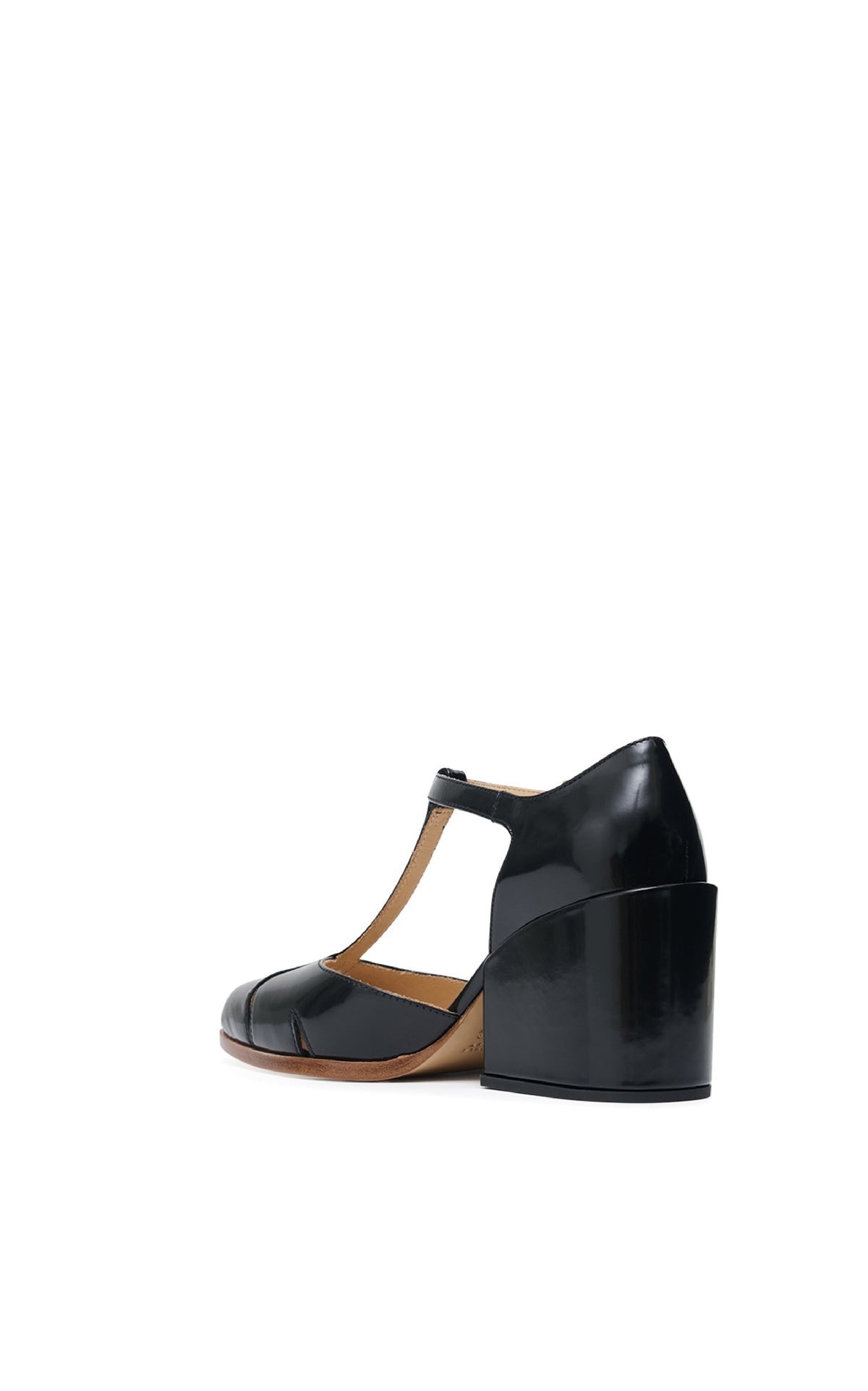 Black / Sandales Evita 80 en cuir - Black