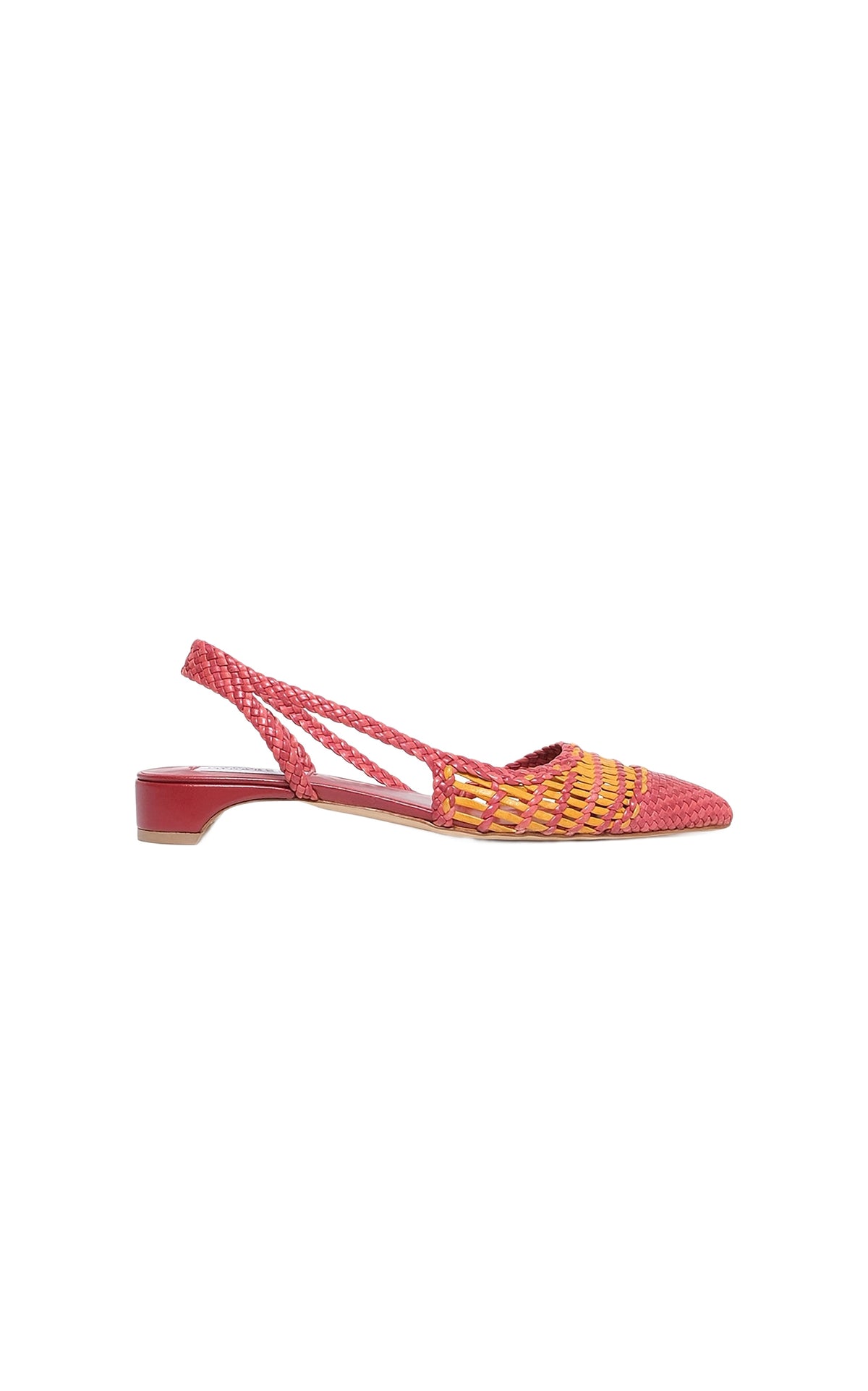 Pink Multi / Slingbacks Perro en cuir - Pink Multi
